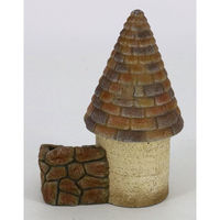 東洋石創 プランター グリーンポット 植木鉢 多肉植物 円錐屋根 ハウスA 458998 1個（直送品）