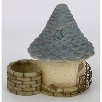 東洋石創 プランター グリーンポット 植木鉢 多肉植物 円錐屋根 ハウスD 459002 1個（直送品）