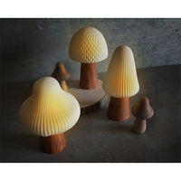 グローバルアロー テーブルライト Lumo LED付き セラミック マッシュルーム スリム 484625 1個（直送品）