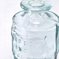 SOW 花瓶 VALENCIA リサイクルガラスフラワーベース SIETE クリア 492762 1個（直送品）