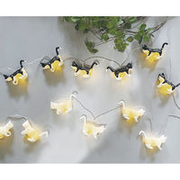 グローバルアロー ガーランド LUMO LED付き 猫 ハチワレ 484632 1個（直送品）