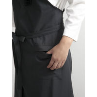 ウェーブ エプロン 静電気防止ラップエプロン COCOWALK チャコール 412136 1個（直送品）