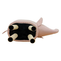 アビテ アニマルスツール ゾウ 座面高26.5cm ティーア・スツール・エレファント ピンク 477389 1個（直送品）