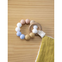 ウェーブ ベビートイ ハンカチ セット ベビーリング ハンカチセット やさしいガーゼ イエロー 473333 1個（直送品）