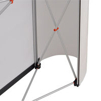 友屋 イベント用品 νイージーシステムパネル 3×3 カーブ型 55943-1* 1ケース(1個)（直送品）