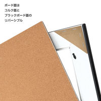 友屋 販促用品 NYワイドコルク&ブラックボード B1 グレー 62041B1G 1ケース(1個)（直送品）