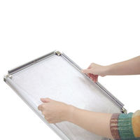 友屋 アルミフレーム ポップフレーム A2 シルバー A0050A2* 1ケース(7個)（直送品）