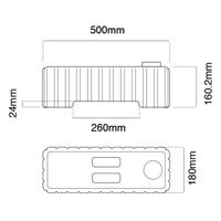 友屋 スタックウエイト L 62083-02 1ケース(6個)（直送品）