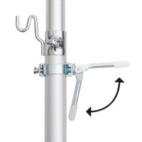 友屋 販促用品 インスタントポール(つっぱりポール) 3段 33876*** 1ケース(6個)（直送品）