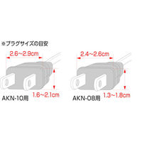 スマイルキッズ 安全プラグカバー・大グレー AKN-10GR 1個（直送品）