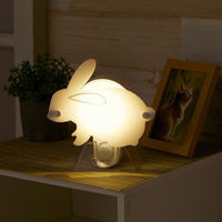 スマイルキッズ ウォールセンサーライト ウサギ ASL-3308US 1個（直送品）