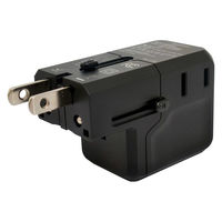 カシムラ 海外用マルチ変換プラグ USBA+C PD20W WP-113M 1個（直送品）