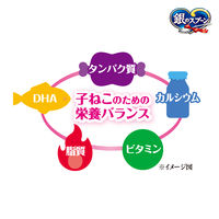 銀のスプーン 贅沢うまみ仕立て 子ねこ用 ミルク入 国産 1.4kg（小分けパック4袋入）6袋 キャットフード ドライ