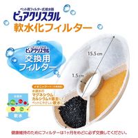 ピュアクリスタル 犬用 軟水化フィルター 下部尿路の健康維持に 2個入 1個 ジェックス