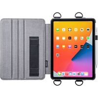 サンワサプライ iPad Air 2020 スタンド機能付きショルダーベルトケース PDA-IPAD1712BK 1個