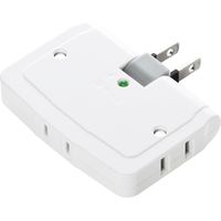 延長コード 電源タップ 2P（ピン） 3個口 雷ガード ホワイト TAP-SP223 サンワサプライ 1個