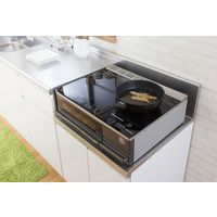 アイリスオーヤマ 据置型 2口IHクッキングヒーター IHC-SG221 ブラック 1台