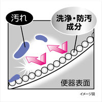 液体ブルーレットおくだけきらめく彩りの花 はなリウムトイレタンク芳香洗浄剤アロマティックローズの香り詰め替え用 70ml 1セット（6個）小林製薬