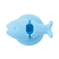 おさかな歯ブラシホルダー ブルー 1パック（2個入） マーナ