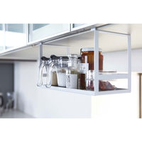 tower（タワー） 戸棚下調味料ラック ホワイト 1個 山崎実業 キッチン収納