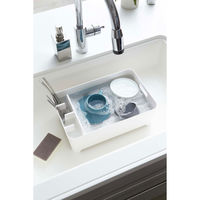 tower（タワー） 水切りバスケット ホワイト 1個 山崎実業 水切りかご