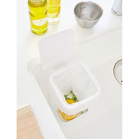 tower（タワー） 蓋付きポリ袋エコホルダー ホワイト 1個 山崎実業