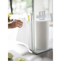 tower（タワー） 片手で切れるキッチンペーパーホルダー ホワイト 1個 山崎実業 キッチン収納