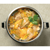 真空ステンレス丼ランチジャー 800ml ブルー スケーター