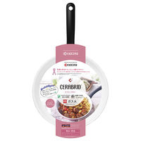 セラミック加工フライパン 28cm ピンク ガス火専用 京セラ
