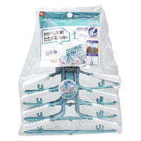 新機能・折りたたみ8連 洗濯ハンガー スライド 1個 レック(W-250)