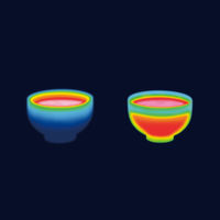 サーモス（THERMOS） まほうびん食器 お椀 300cc 薄茶 JDO-300 USC 1個