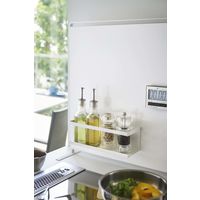 tower（タワー） マグネットラック ワイド ホワイト 1個 山崎実業 キッチン収納