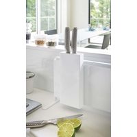 tower（タワー） マグネット包丁スタンド ホワイト 1個 山崎実業 キッチン収納