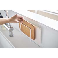 tower（タワー） マグネットまな板スタンド ホワイト 1個 山崎実業 キッチン収納