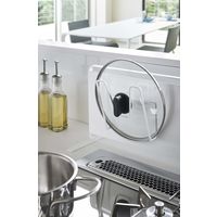 tower（タワー） マグネット鍋蓋ホルダー ホワイト 1個 山崎実業 キッチン収納