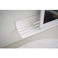 tower（タワー） マグネットバスルームラック ロング ホワイト 1個 山崎実業