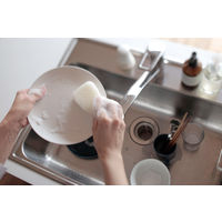 清潔謹製 抗菌キッチンスポンジ 単層 抗菌 泡立ち 水切れ ホワイト 1個 マーナ