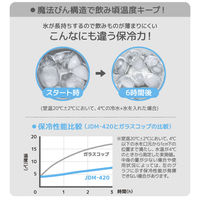 サーモス（THERMOS） 真空断熱タンブラー ブラック 420ml JDM-420 BK