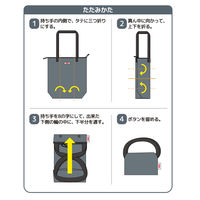 サーモス（THERMOS） 保冷ショッピングバッグ エコバッグ 大容量 たためる ダークグレー REV-012 DGY 1個