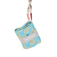 サーモス（THERMOS） ポケットバッグ エコバッグ 大容量 肩かけ たためる かわいい ライトブルー REX-018 LB 1個