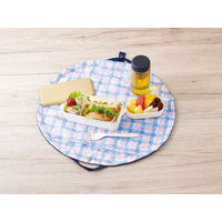 広がるランチバッグ ネイビー 1枚 マーナ ランチマット 弁当袋 弁当包み お弁当箱グッズ