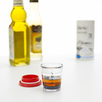 マイドレッシングカップ お弁当用ドレッシングカップ 25ml レッド 1個 マーナ お弁当箱用 調味料ケース キッチン調理器具