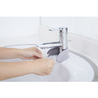 蛇口まわりの水垢落とし ダスター 水だけで汚れすっきり グレー 1枚 マーナ