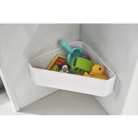 tower（タワー） マグネットバスルームコーナーおもちゃラック ホワイト 1個 山崎実業