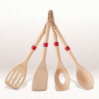 T-fal（ティファール）キッチンツール インジニオ ウッドスパチュラ 木製 ヘラ K24008 1個