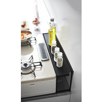 tower（タワー） コンロ奥隙間ラック ブラック 1個 山崎実業