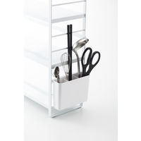 tower（タワー） シンク上キッチン収納ラック ホワイト 1個 山崎実業 【送料無料】