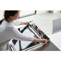 tower（タワー） 棚付き伸縮排気口カバー ブラック 1個 山崎実業