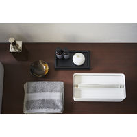 tower（タワー） 蓋付きペーパータオルケース ホワイト 1個 山崎実業