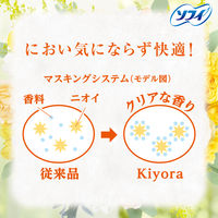 パンティライナー 羽なし 14cm ソフィKiyora（キヨラ）フレッシュシトラス＆イランイラン 1個（72枚入）ユニ・チャーム